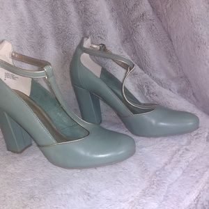 Seychelles Leather Mary Jane Heels